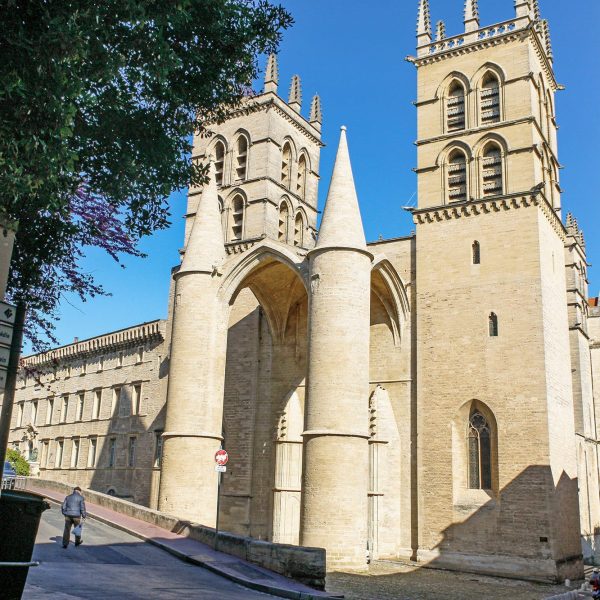 Cathédrale de Montpellier, architecture gothique impressionnante